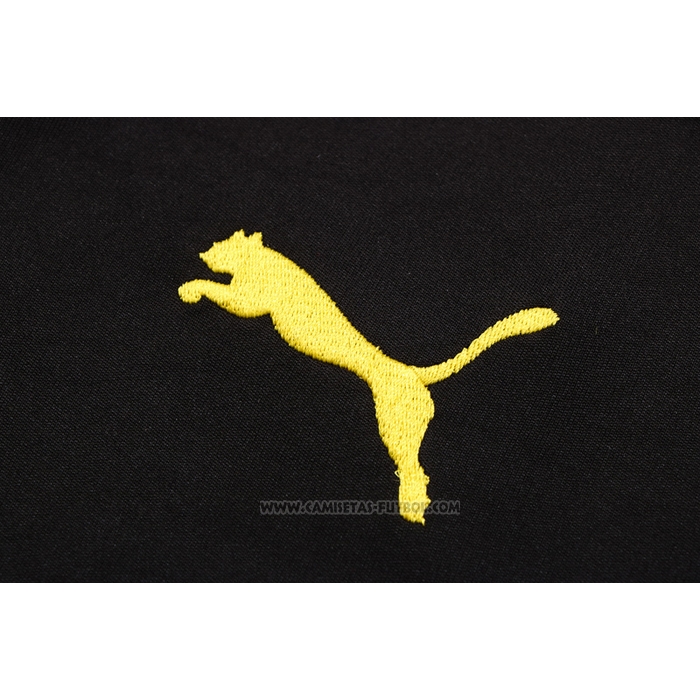 Camiseta Polo del Borussia Dortmund 2022-2023 Negro y Amarillo